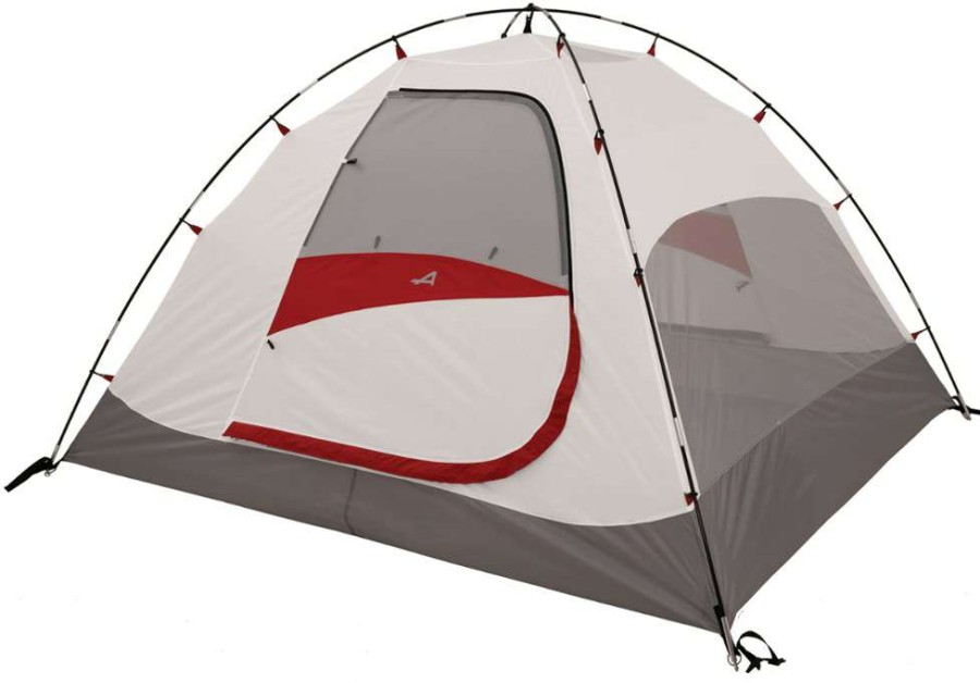 Camp Furniture * | Alps Mountaineering Meramac 4 Tent Gray/Red