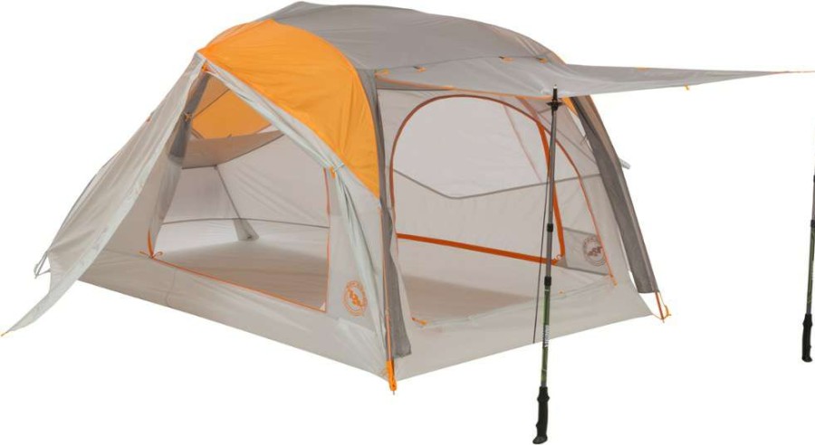 Camp Furniture * | Big Agnes Salt Creek Sl2 Tent Gray/Lt Gray/Orange