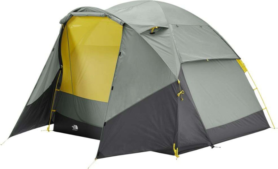 Camp Furniture * | The North Face Wawona 4 Tent Agave Green/Asphalt Grey