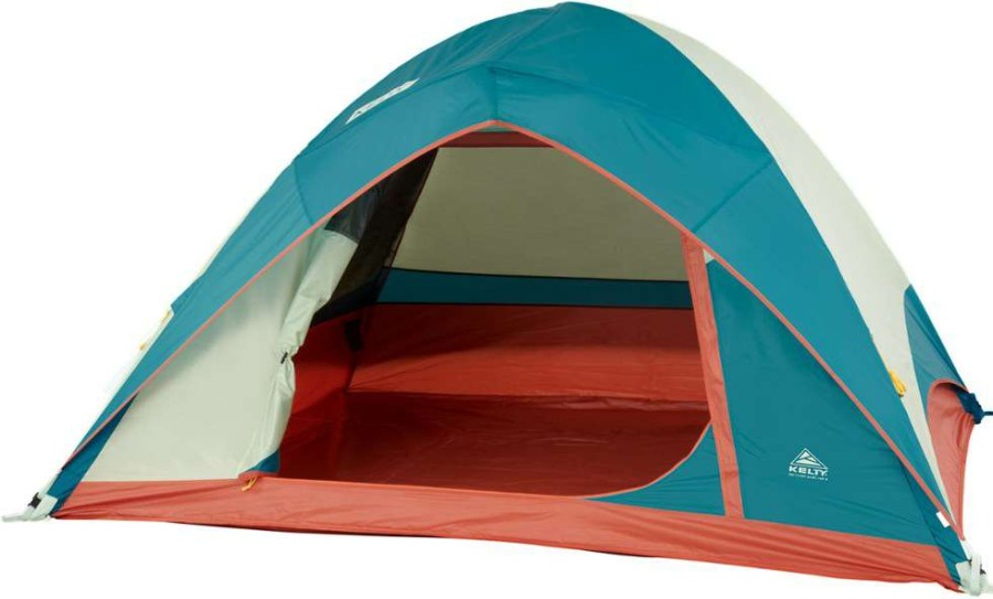 Camp Furniture * | Kelty Discovery Basecamp 4 Tent Laurel Green/Stormy Blue