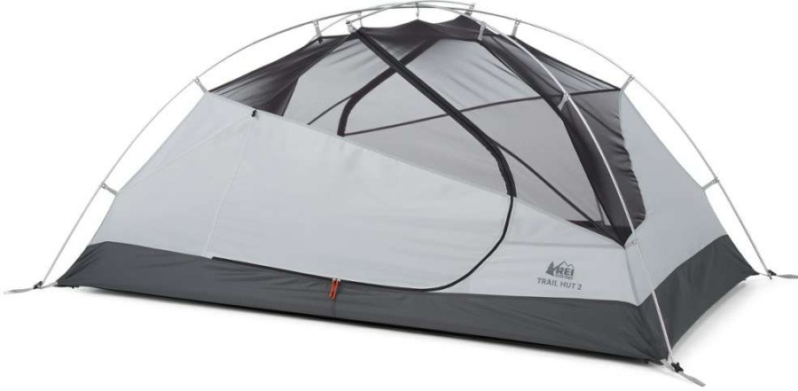 Camp Furniture * | Rei Co-Op Trail Hut 2 Tent With Footprint Kabocha Orange