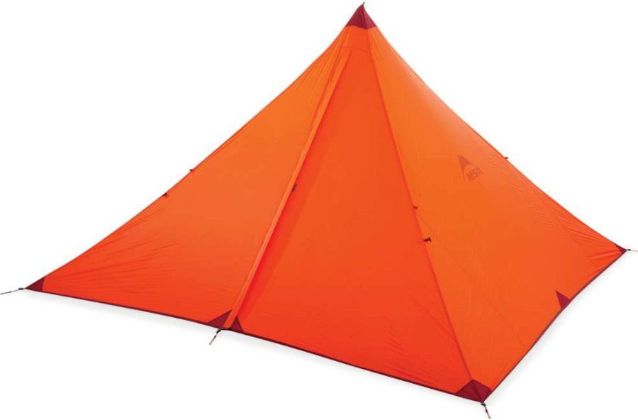 Camp Furniture * | Msr Front Range 4-Person Ultralight Tarp Shelter Orange