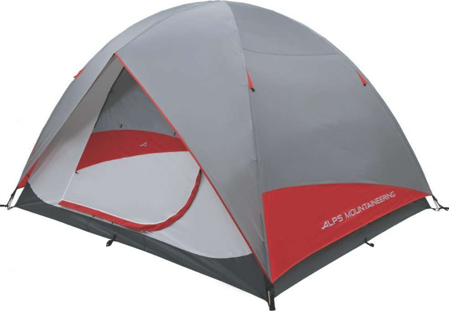 Camp Furniture * | Alps Mountaineering Meramac 3 Tent Gray/Red