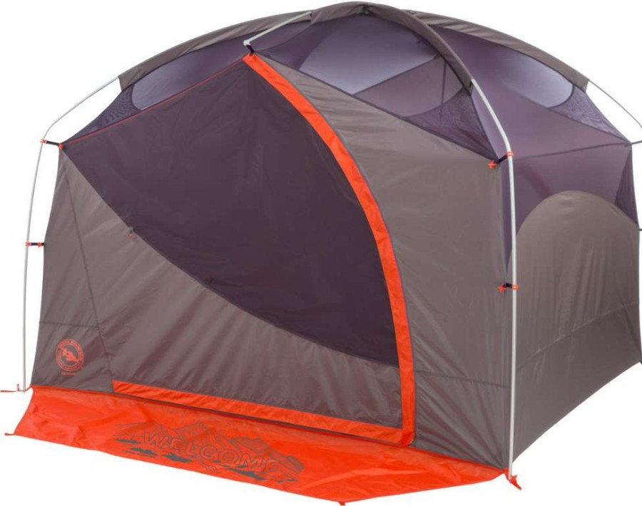 Camp Furniture * | Big Agnes Big House 6 Tent Orange/Taupe