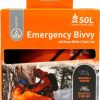 Health And Safety * | Sol Emergency Bivvy With Rescue Whistle And Tinder Cord Orange