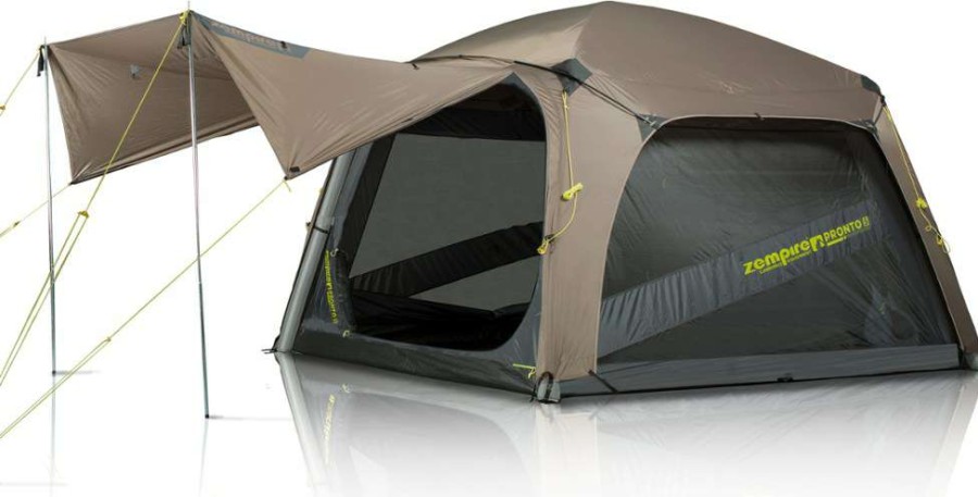 Camp Furniture * | Zempire Pronto 5 V2 Tent Sand/Charcoal