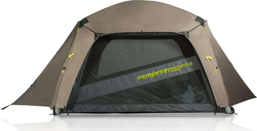 Camp Furniture * | Zempire Pronto 5 V2 Tent Sand/Charcoal