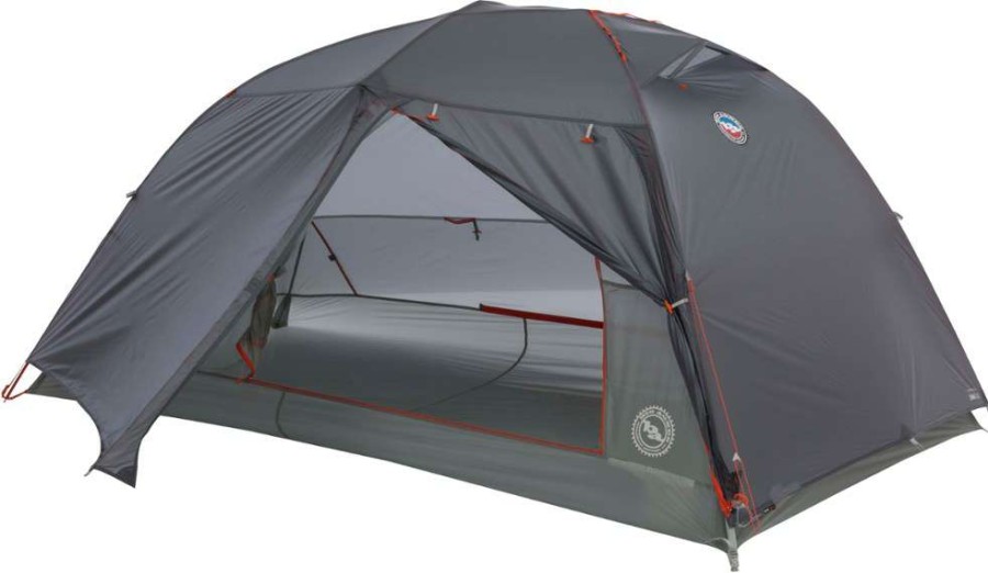 Camp Furniture * | Big Agnes Copper Spur Hv Ul3 Bikepack Tent Gray/Orange