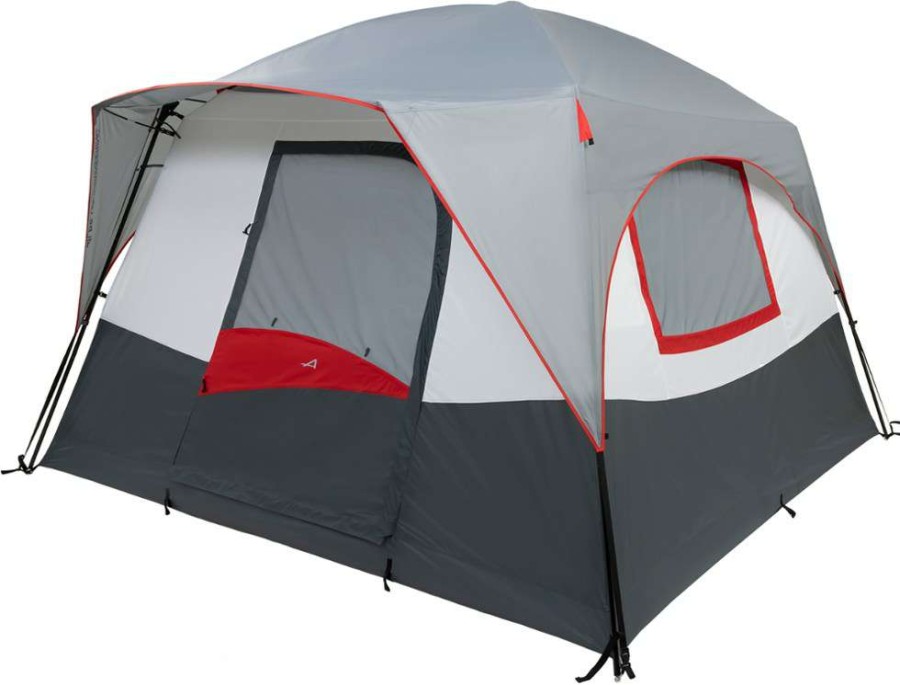 Camp Furniture * | Alps Mountaineering Camp Creek 4 Tent Gray/Red