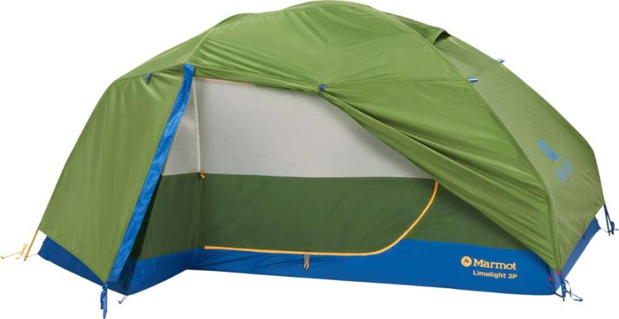 Camp Furniture * | Marmot Limelight 2P With Footprint Foliage/Dark Azure