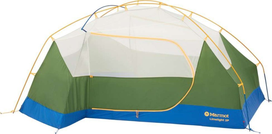 Camp Furniture * | Marmot Limelight 2P With Footprint Foliage/Dark Azure