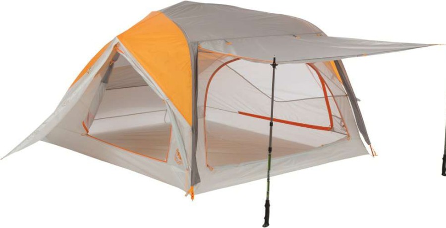 Camp Furniture * | Big Agnes Salt Creek Sl3 Tent Gray/Lt Gray/Orange