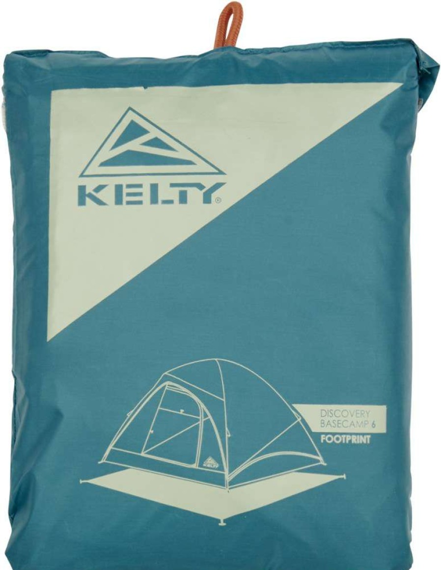 Camp Furniture * | Kelty Discovery Basecamp 6 Footprint Stormy Blue