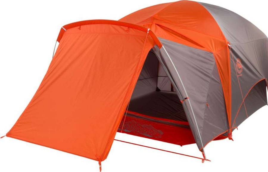 Camp Furniture * | Big Agnes Big House 6 Vestibule Orange/Taupe