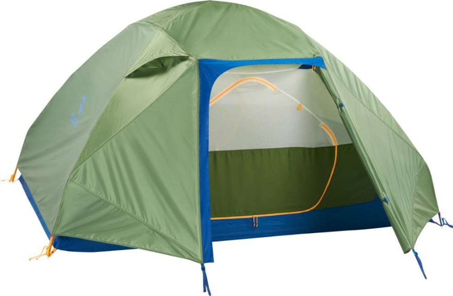 Camp Furniture * | Marmot Tungsten 4P Tent With Footprint Foliage/Dark Azure