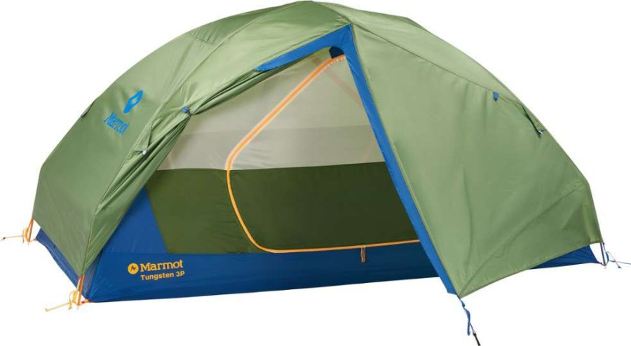 Camp Furniture * | Marmot Tungsten 3P Tent With Footprint Foliage/Dark Azure