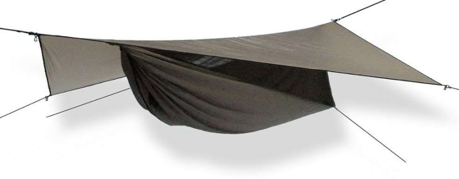 Camp Furniture * | Hennessy Hammock Explorer Ultralight Asym Zip Hammock Bark