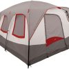 Camp Furniture * | Alps Mountaineering Camp Creek 6 Two-Room Tent Gray/Red