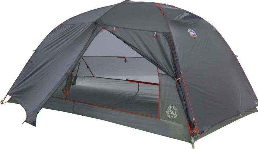 Camp Furniture * | Big Agnes Copper Spur Hv Ul2 Bikepack Tent Gray/Orange