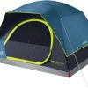 Camp Furniture * | Coleman Skydome Darkroom 4-Person Tent Blue