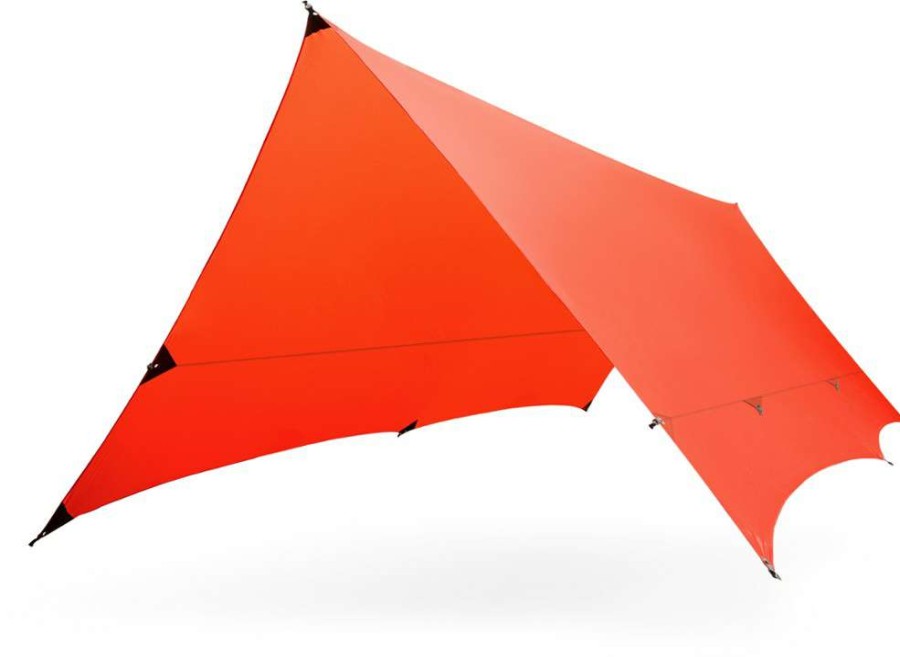 Camp Furniture * | Kammok Kuhli Xl Group Tarp Shelter Ember Orange