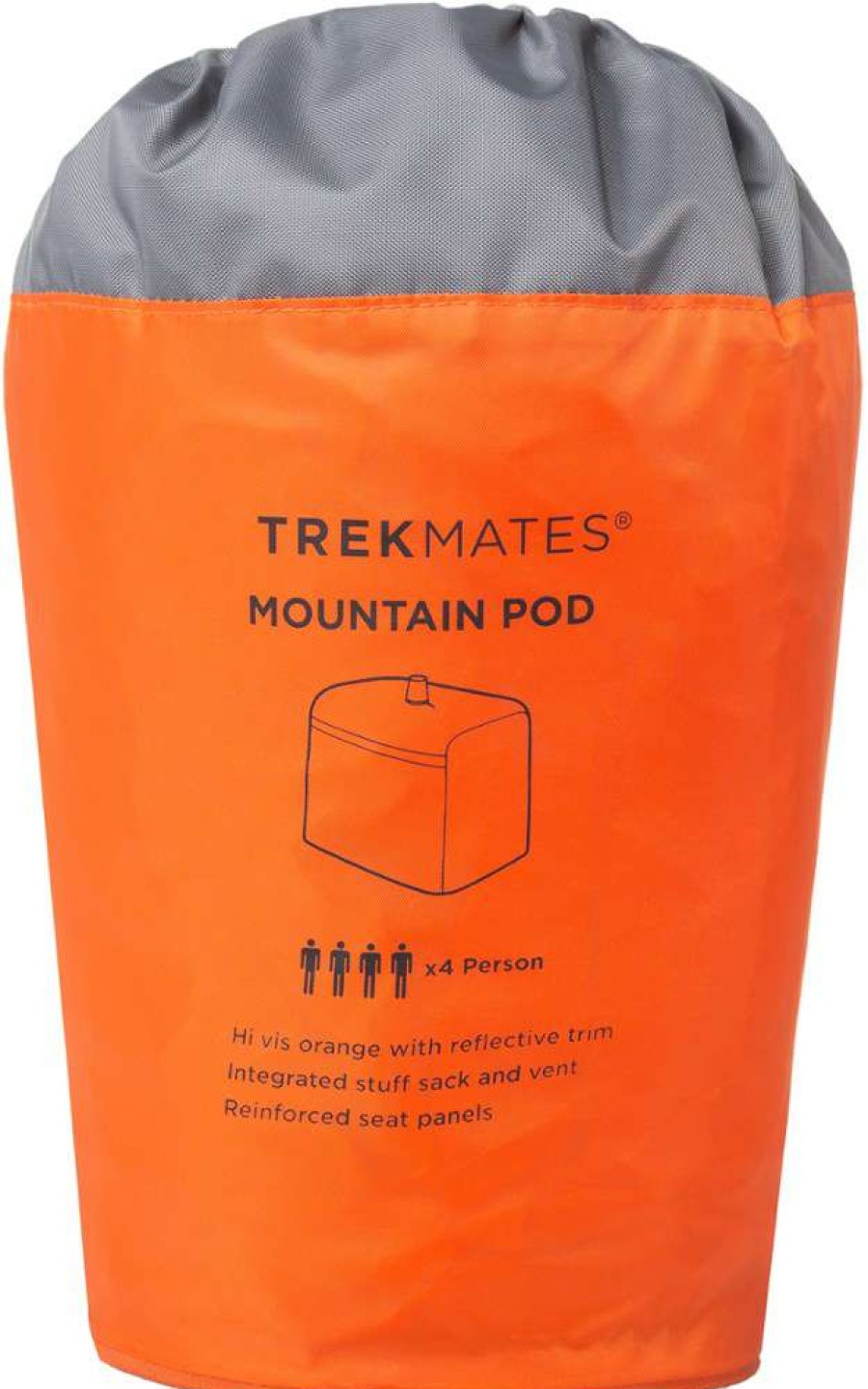 Health And Safety * | Trekmates Mountain Pod Emergency Shelter M Orange