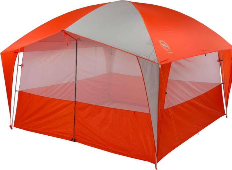 Camp Furniture * | Big Agnes Sugarloaf Camp Screen House Shelter Orange/Gray