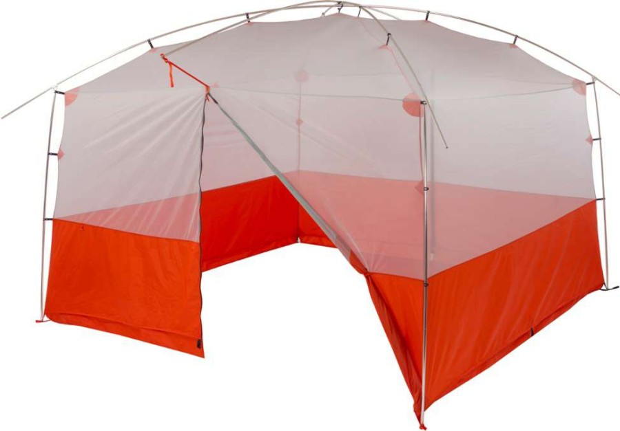 Camp Furniture * | Big Agnes Sugarloaf Camp Screen House Shelter Orange/Gray