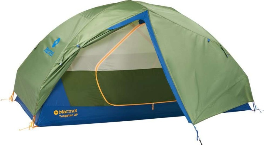 Camp Furniture * | Marmot Tungsten 2P Tent With Footprint Foliage/Dark Azure