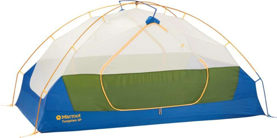 Camp Furniture * | Marmot Tungsten 2P Tent With Footprint Foliage/Dark Azure