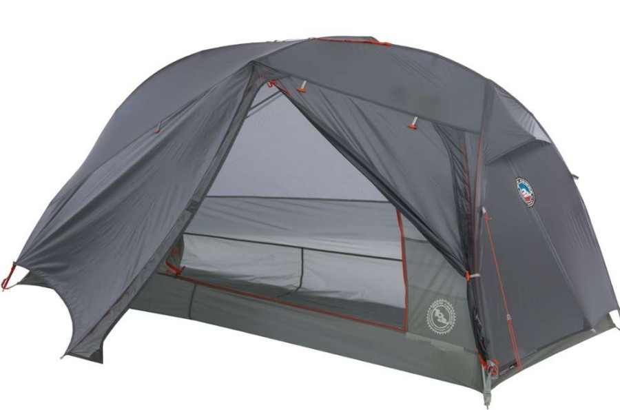 Camp Furniture * | Big Agnes Copper Spur Hv Ul1 Bikepack Tent Gray/Orange